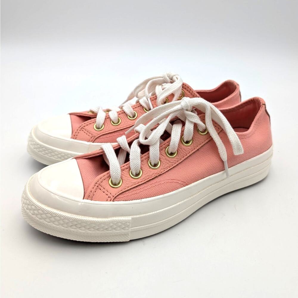 Converse Chuck 70 Canvas Lace-Up Sneaker Shoes Unisex Pink Size USW7/M5 EU37.5